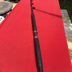 Big Game Custom Swivel Tip Roller Trolling Rod In Excellent Condition. 