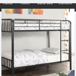 Twin Bunk Bed Frame And Mattresses 