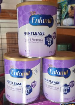 Enfamil Gentlease Infant Formula 12.4 oz (3 Cans)