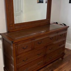 Wood Bedroom Set Or Individual Dresser Chest Nightstand Queen Bed