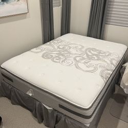 Like New Queen Size Sealy Posturpedic Luxury Mattress 