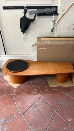 Vintage mid century wood coffee table