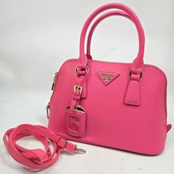 𝐏𝐑𝐀𝐃𝐀  2way Hand Bag Saffiano Leather 