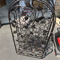 Wine Rack With Door 35 Bottle Cabinet Rack