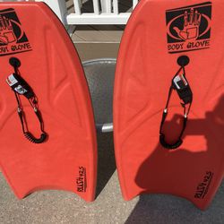 2-BOOGIE BOARDS,ADULT  BODY GLOVE RUSH 425 IN NEW CONDITION   $50.00 DOLLARS EACH   