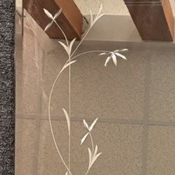 Mirror 34' x 22" Edged Mirror - Beautiful Vintage Wall Mirror