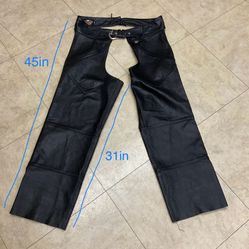 Harley Davidson XXL Leather Chaps