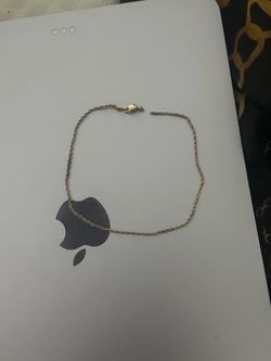 Gold-Tone Rope Chain Bracelet