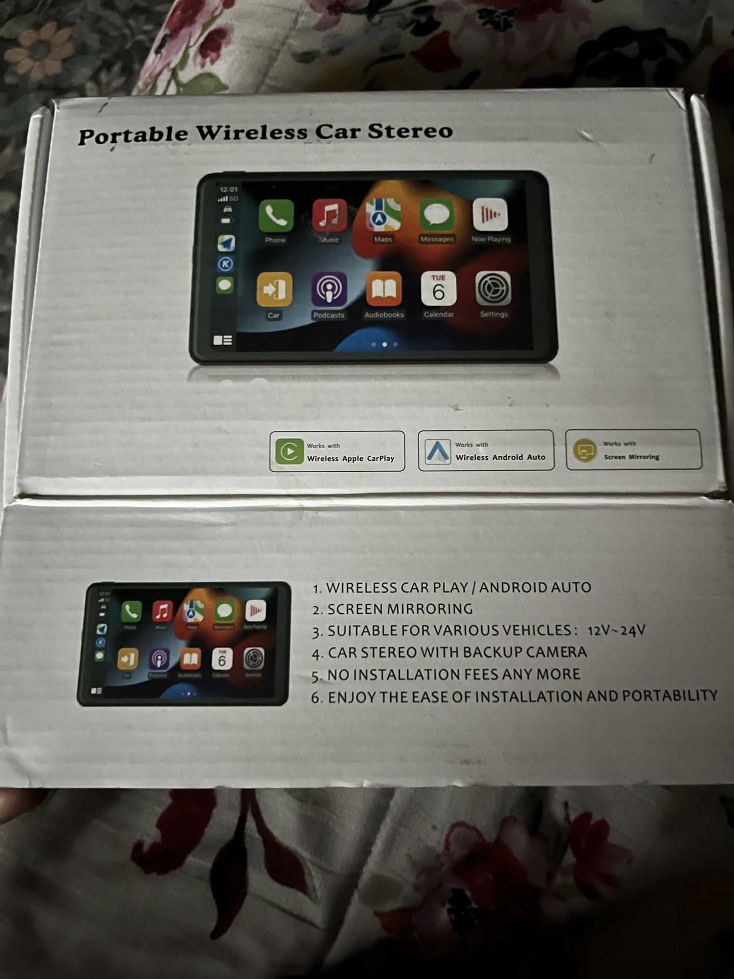 Portable Wireless Car Stereo