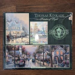 Thomas Kinkade Deluxe Puzzle Set 
