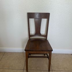 Vintage 1942 Wooden Chair