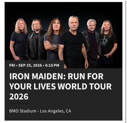 IRON MAIDEN: RUN FOR YOUR LIVES WORLD TOUR 2026