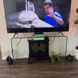 Glass TV Stand/Side Table