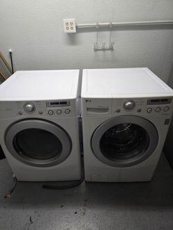 LG Front Load Washer and Dryer Set