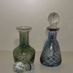 Crystal Vintage Perfume Bottles 