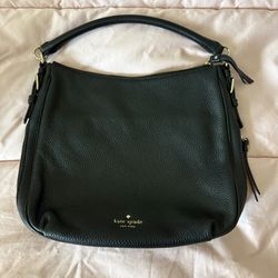 black kate spade purse 11x10in