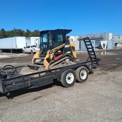 Bobcat Excavadora Volteó 