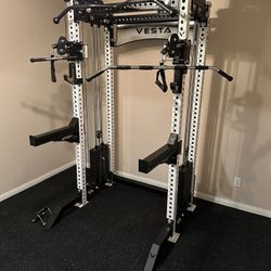 Vesta Fitness PRO SERIES 2-1 Ultimate Half Rack Functional Trainer/Gym Equipment/ Home Gym/ Fitness/ FREE DELIVERY 🚚 