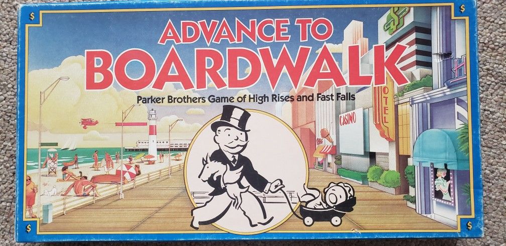 Vintage ADVANCE TO BOARDWALK game