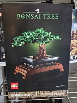 LEGO Icons Bonsai Tree Building Set - Artificial Bonsai Tree Plant. New never opened.