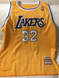 Authentic Magic Johnson Lakers Jersey