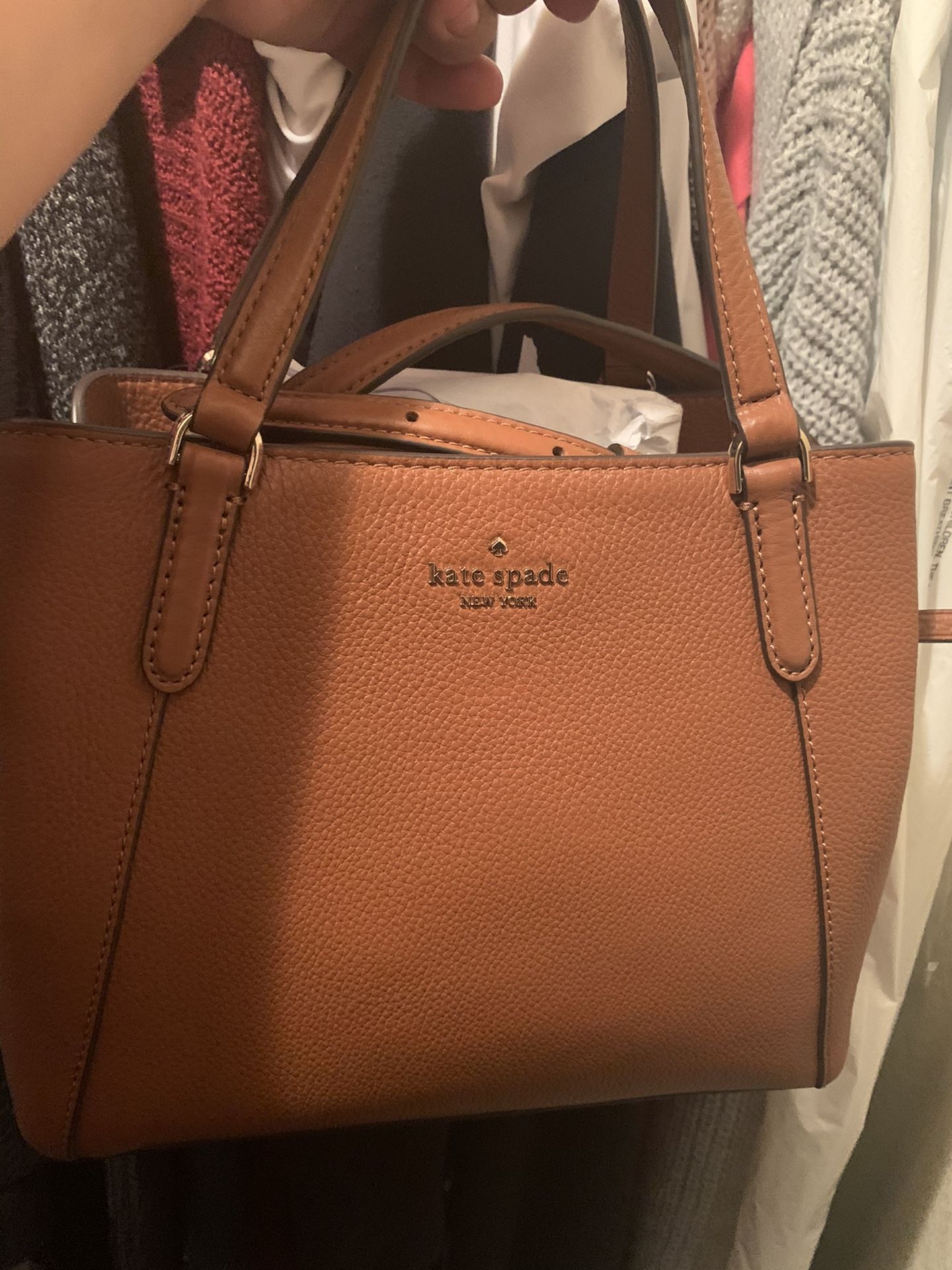 New leather kate spade bag