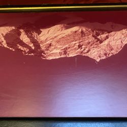 Beautiful picture of a mountain range