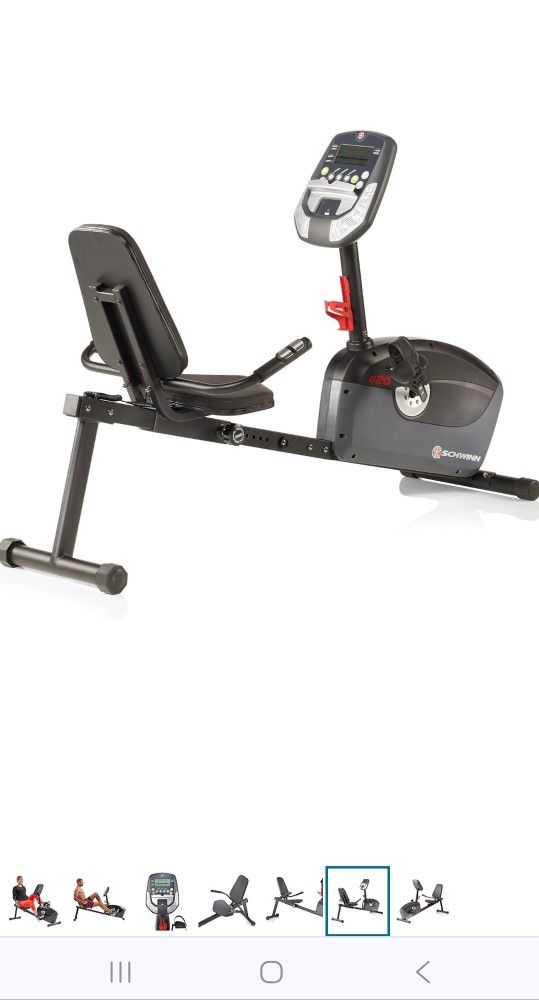 Schwinn Fitness A20 Recumbent Bike