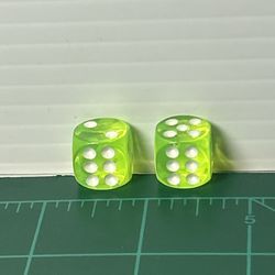Lime Green Dice