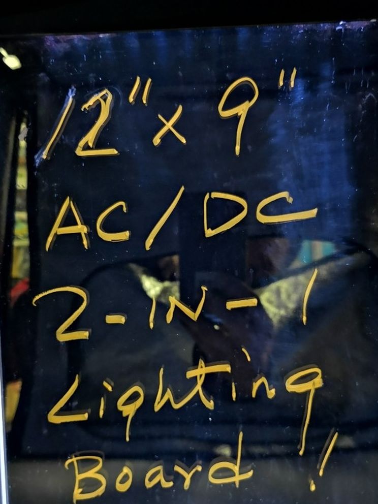 New 12"X9" Light-up Writing Board Good For Both AC/DC