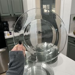 Glass Clear Plates 