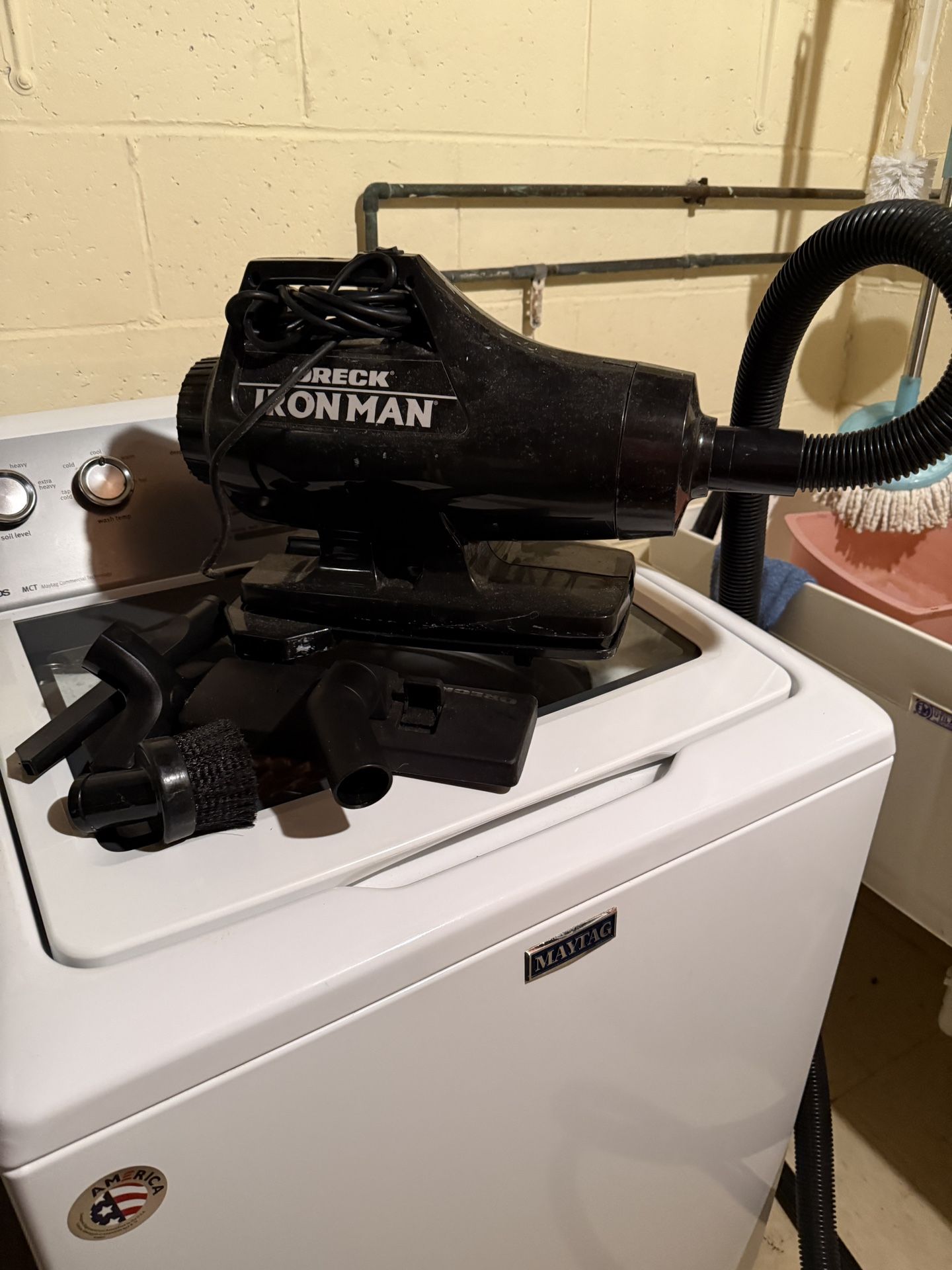 Oreck Iron Man Canister Vacuum