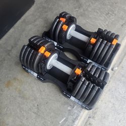 NordicTrack Select-A-Weight 55lbs Dumbbells 