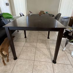 Square Table 42” X 35.5” Tall - No Chairs