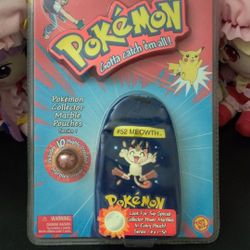Pokemon Collector Marble Pouches 1999, Series 1 Meowth - NEW, SEALED IN BOX NEVER OPENED