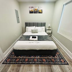 Queen Sized Bed Frame And Mattress For Sale