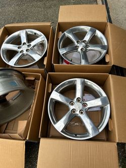 2006 Pontiac Solstice 18x8 Alloy 5 Spoke Factory Rims Set of 4