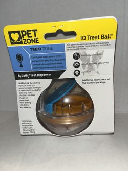 Pet zone IQ TreatBall Activity Treat Dispenser Dog Toy 4 In for Sale in New  Brunswick, NJ - OfferUp