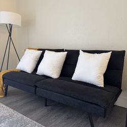Futon + Coffee Table + End Table 