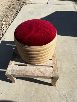 Upholstered ottoman