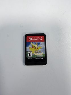 Pokemon let’s go pikachu Nintendo switch game