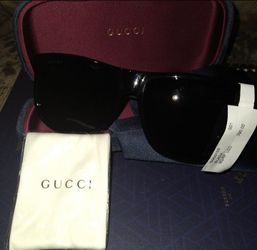 Gucci Black Sunglasses with Case