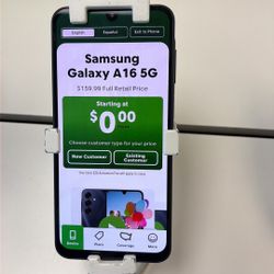 Samsung Galaxy A16 5G Only $0.00 At Cricket Wireless Sherman 