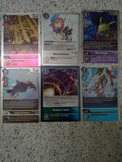 Digimon Rare Holo Lot Of 6 Mint