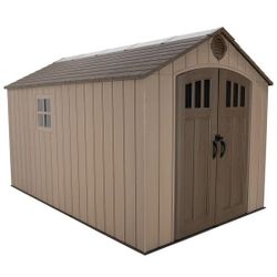 Lifetime Resin Outdoor Storage Shed NEW