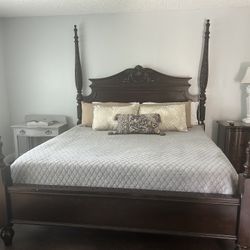 Make an Offer - King Bedroom Set - wood Belmont Collection 