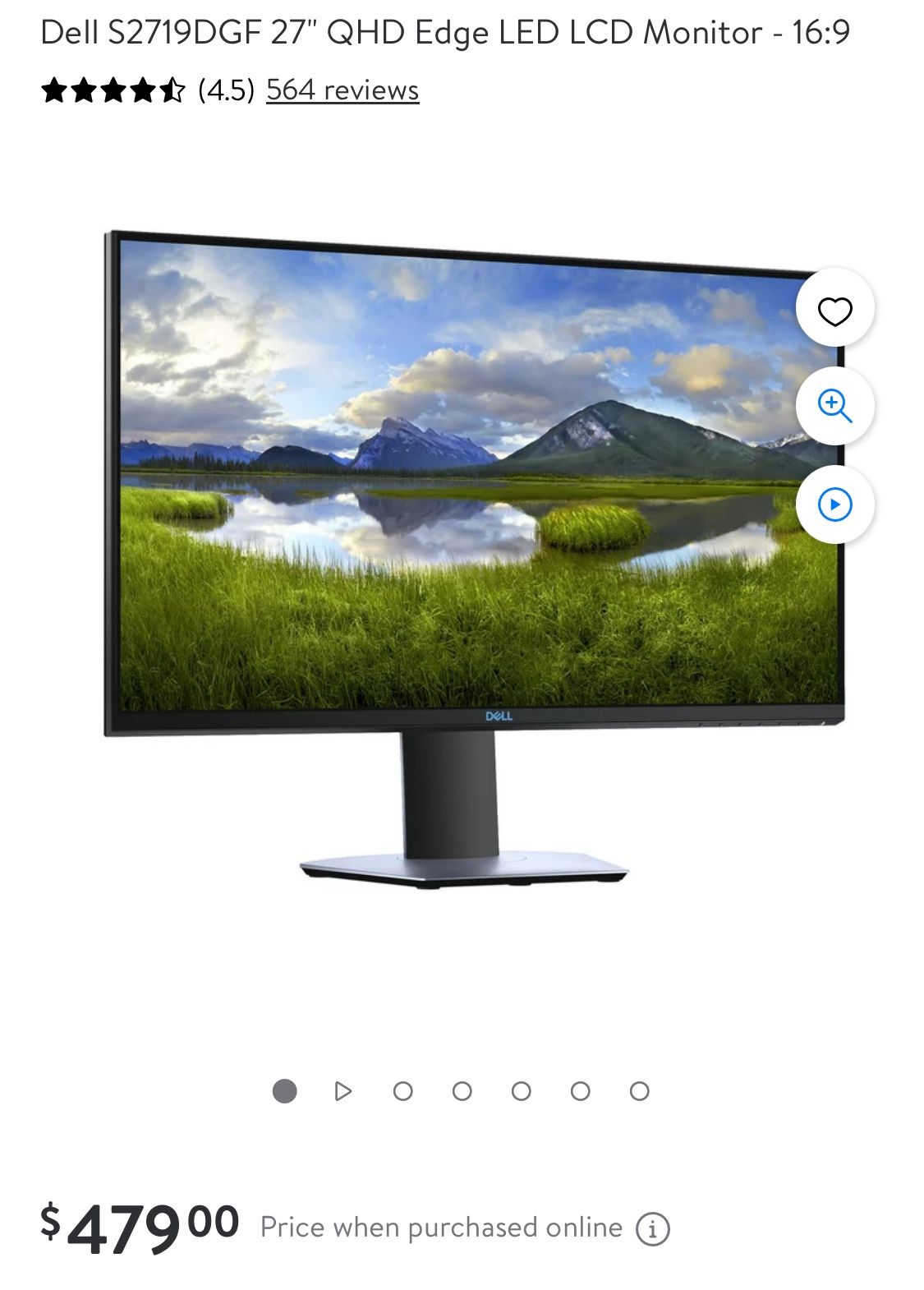 Dell S2719DGF Gaming Monitor