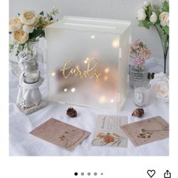 Acrylic Wedding Card Box (Brand New)