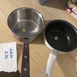 Assorted Pots And Pans