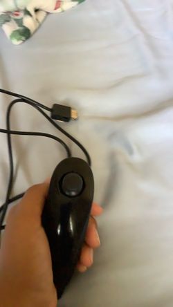 Black Wii nunchuck